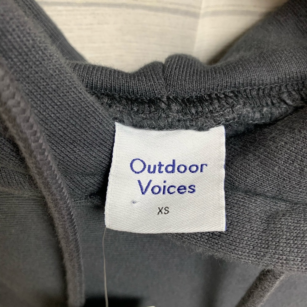 NWT Outdoor Voices Nimbus / Teddy Cotton Hoodie - Picture 8 of 11